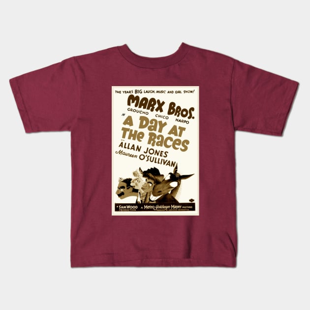 Marx Brothers Kids T-Shirt by Vandalay Industries